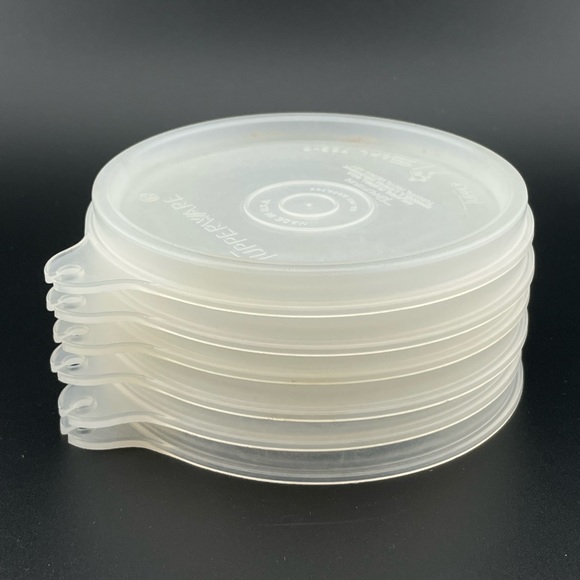 Vintage, Clear Replacement Lid 733 by Tupperware - Picture 2 of 2